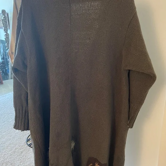 BLUE FISH Olive Cotton Sweater Jacket - Picture 10 of 14